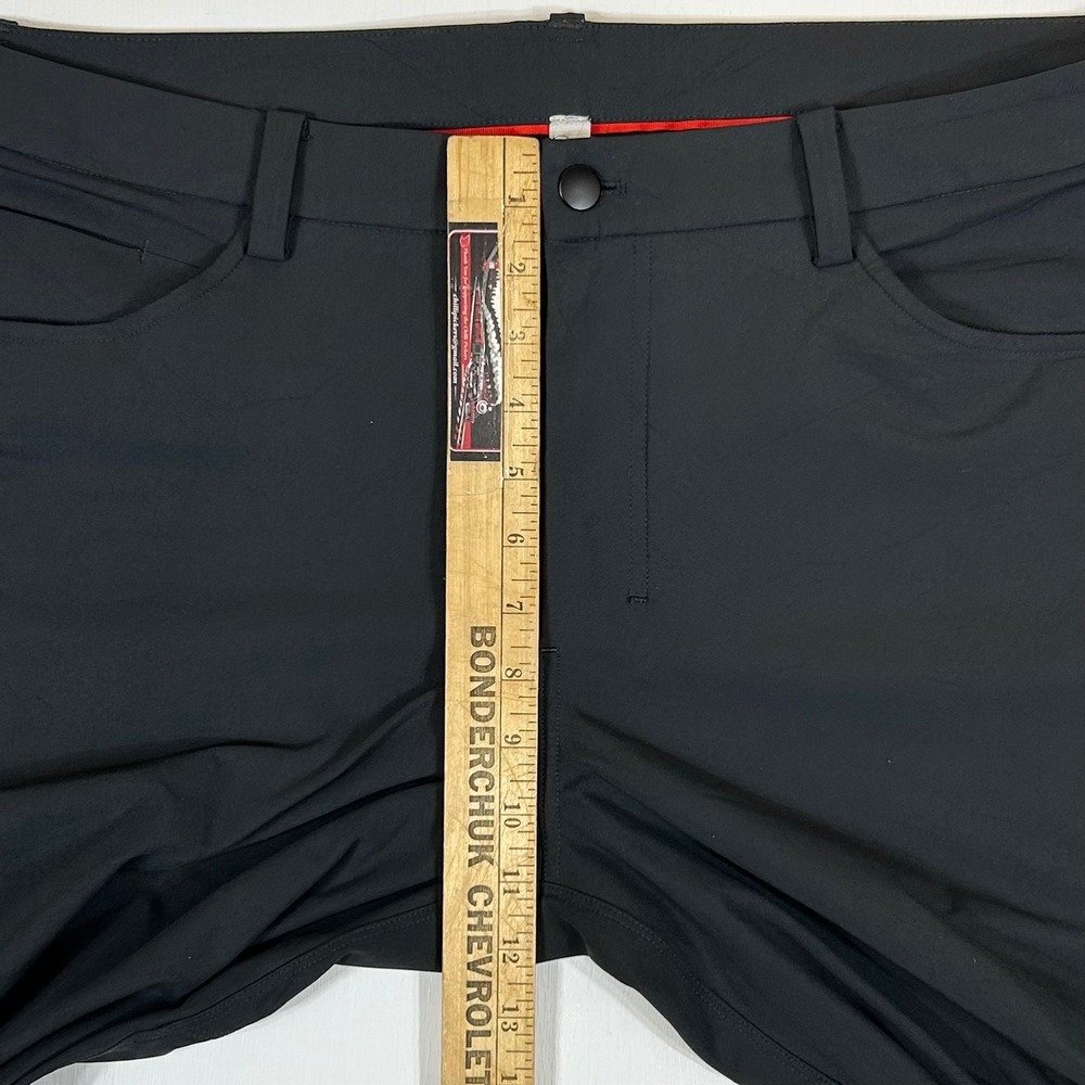 Lululemon Commission Pant Classic Mens 40 Dark Grey Technical Chino Trousers - Picture 6 of 9